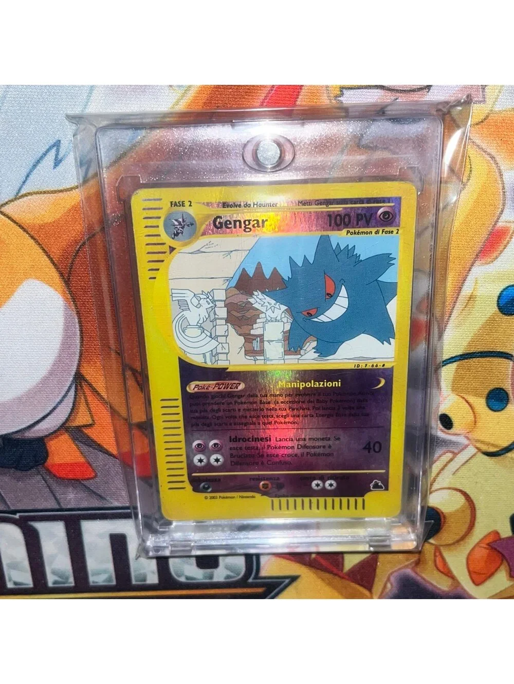 Gengar 10/144 Skyridge Reverse Holo Ultra Rare Pokemon TCG Nintendo ITALIAN LP